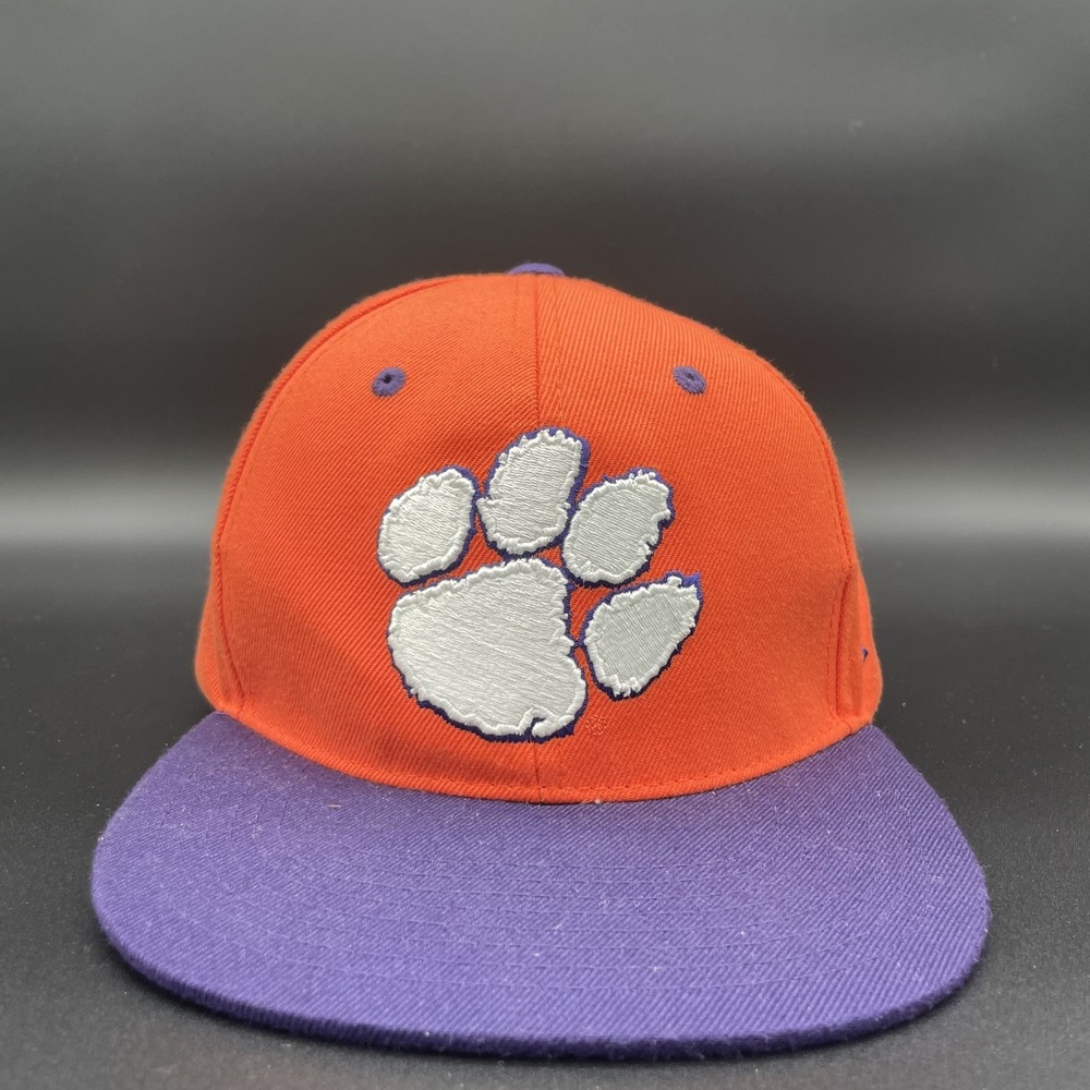 Clemson Tigers Zephyr Hat Cap Snapback NCAA ACC Large Logo Sports Football